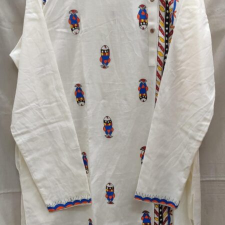 Madhubani painted panjabi