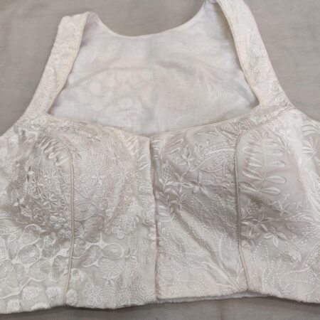 Off-white net blouse